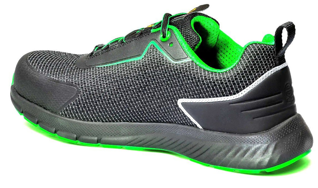 Zapato Seguridad Sparco Traction Sanyo Negro/Verde Talla 38 - Sparco | APEXCORSE imagen 2
