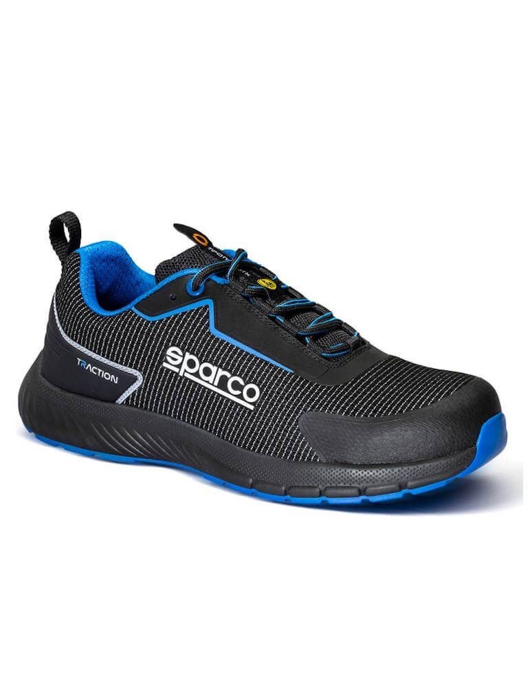 Zapato Seguridad Sparco Traction Suzuka Negro/Azul Talla 48 - Sparco | APEXCORSE imagen 2