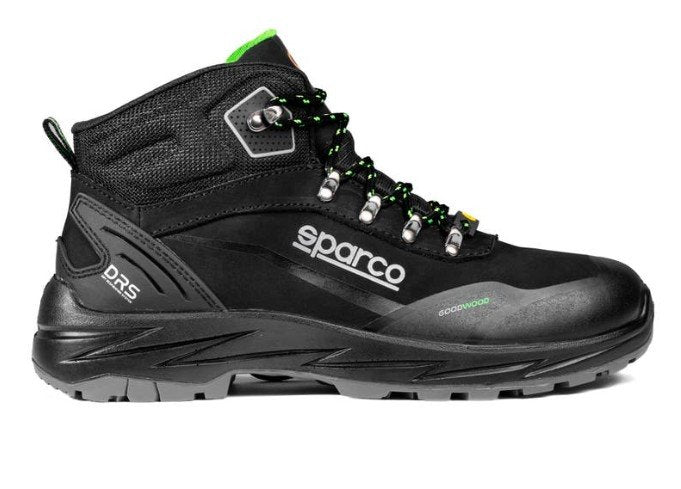 Zapato Seguridad Sparco Goodwood River Negra/Verde Talla 41 - Sparco original | APEXCORSE