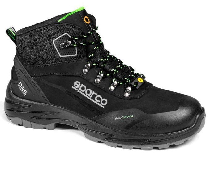 Zapato Seguridad Sparco Goodwood River Negra/Verde Talla 41 - Sparco | APEXCORSE imagen 2