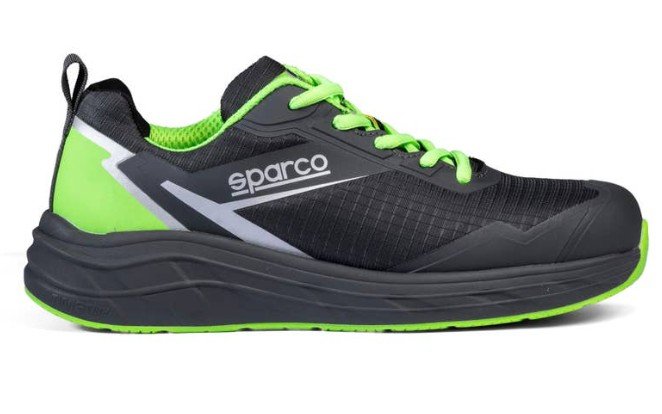 Zapato Seguridad Sparco Impulse Lucas S3S Gris/Verde Talla 46 - Sparco | APEXCORSE imagen 2