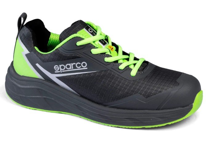 Zapato Seguridad Sparco Impulse Lucas S3S Gris/Verde Talla 42 - Sparco original | APEXCORSE