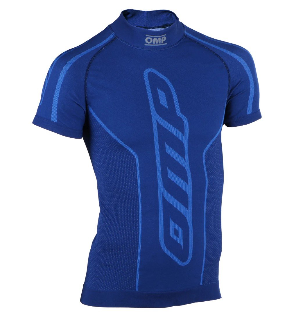 CAMISETA OMP MANGA CORTA AZUL TALLA NIÑOS 8-10 AÑOS - OMP original APEXCORSE imagen 1