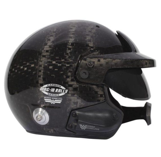 Sparco Casco Bell Mag-10 Rally Ww Carbon (Hans) Interior Naranja Talla 59 Fia8859-2024/Sa2020 - Sparco | APEXCORSE imagen 3
