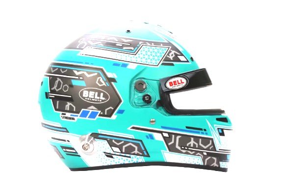 Sparco Casco Bell Rs7 Stamina Antracita/Aquamarine (Hans)Talla 55 Fia8859-2024/Sa2020 - Sparco original | APEXCORSE