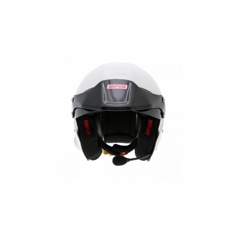 Sparco Casco Rally Blanco Talla Xs Hans (Visera Blanca) - Sparco | APEXCORSE imagen 4