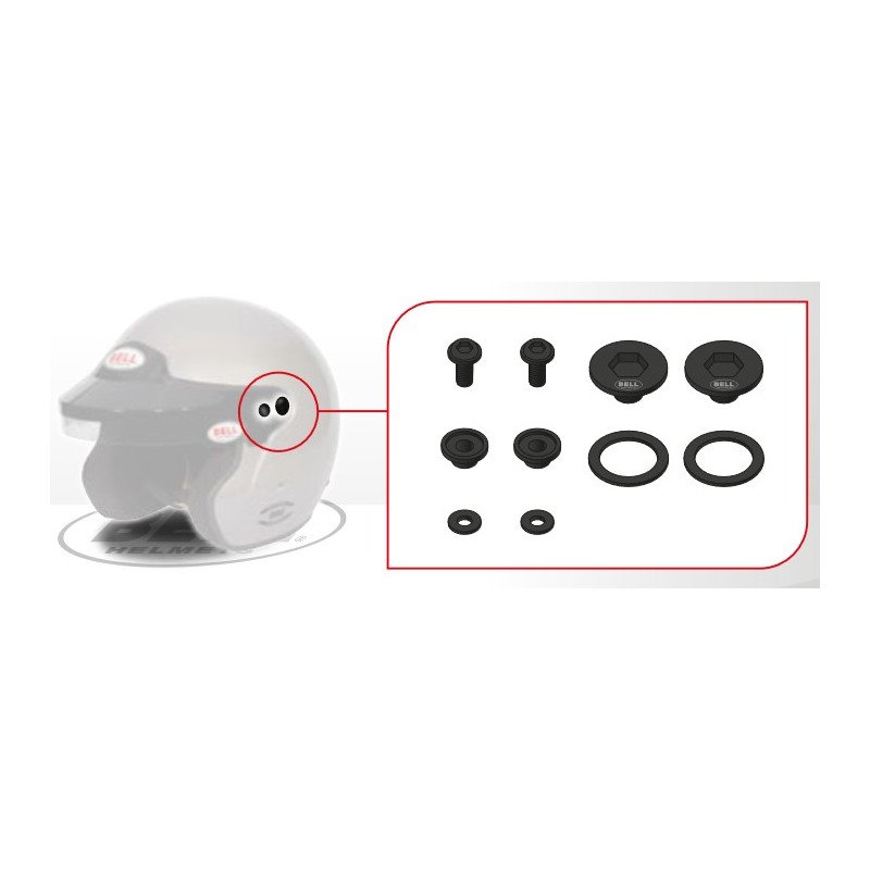 Sparco Kit Tornillos- Hcb Hp10/Mag-10 Rally Casco Bell - Sparco original | APEXCORSE