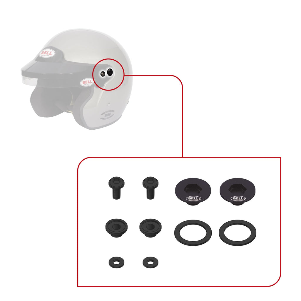 Sparco Kit De Anclajes - Mag/Mag Rally Casco Bell - Sparco original | APEXCORSE