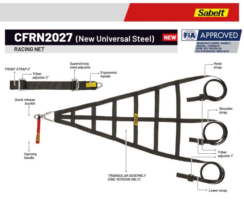 Sparco Red Sabelt Fia8863-2013 Homologado F296 - Sparco | APEXCORSE imagen 2