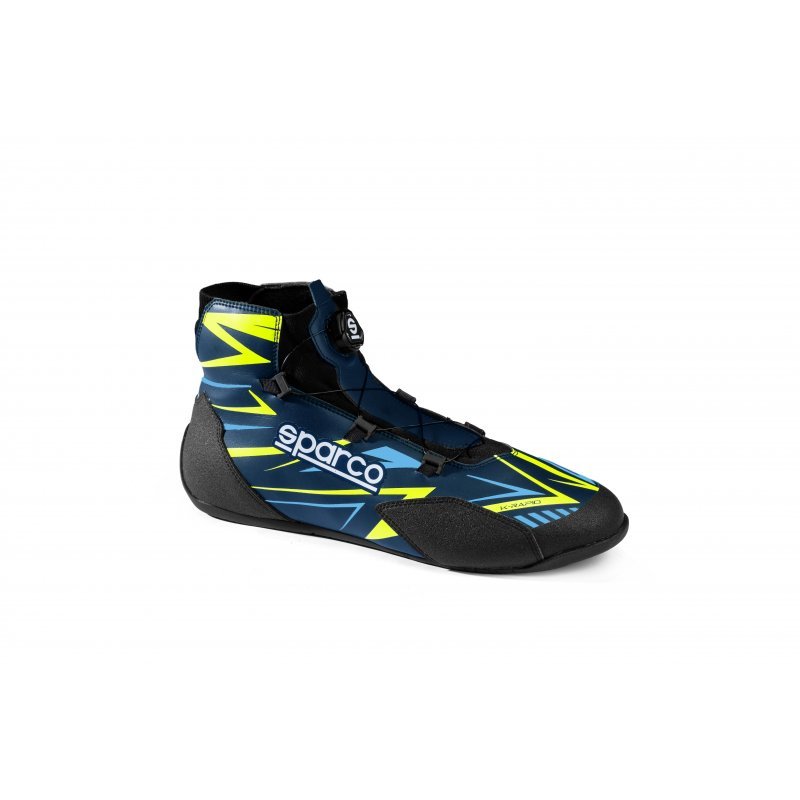 Zapatillas Sparco K-Rapid 2025 Azul/Amarilla Talla 35 - Sparco original | APEXCORSE
