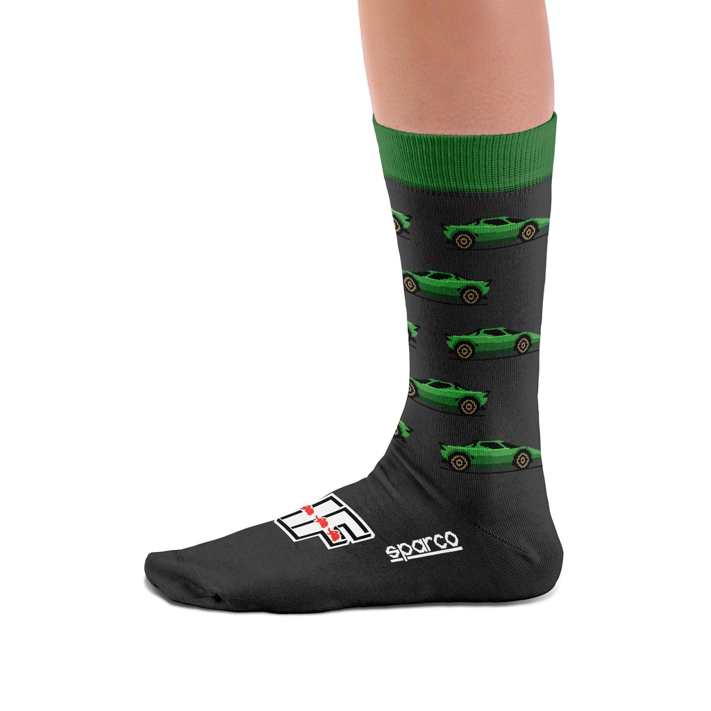 Calcetines Sparco Lancia Stratos Negro/Verde Talla 41/46 - Sparco | APEXCORSE imagen 3