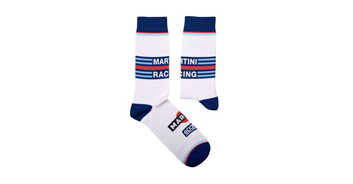Calcetines Sparco Martini R Iconico 2 Blancos Talla 36/40 - Sparco | APEXCORSE imagen 3