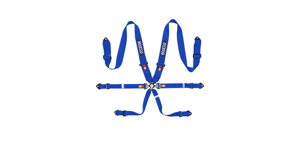Arnes Sparco Competition H3Pd Acero FIA Azul - Sparco original | APEXCORSE
