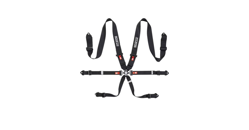 Arnes Sparco Competition H3Pd Acero FIA Negro - Sparco original | APEXCORSE