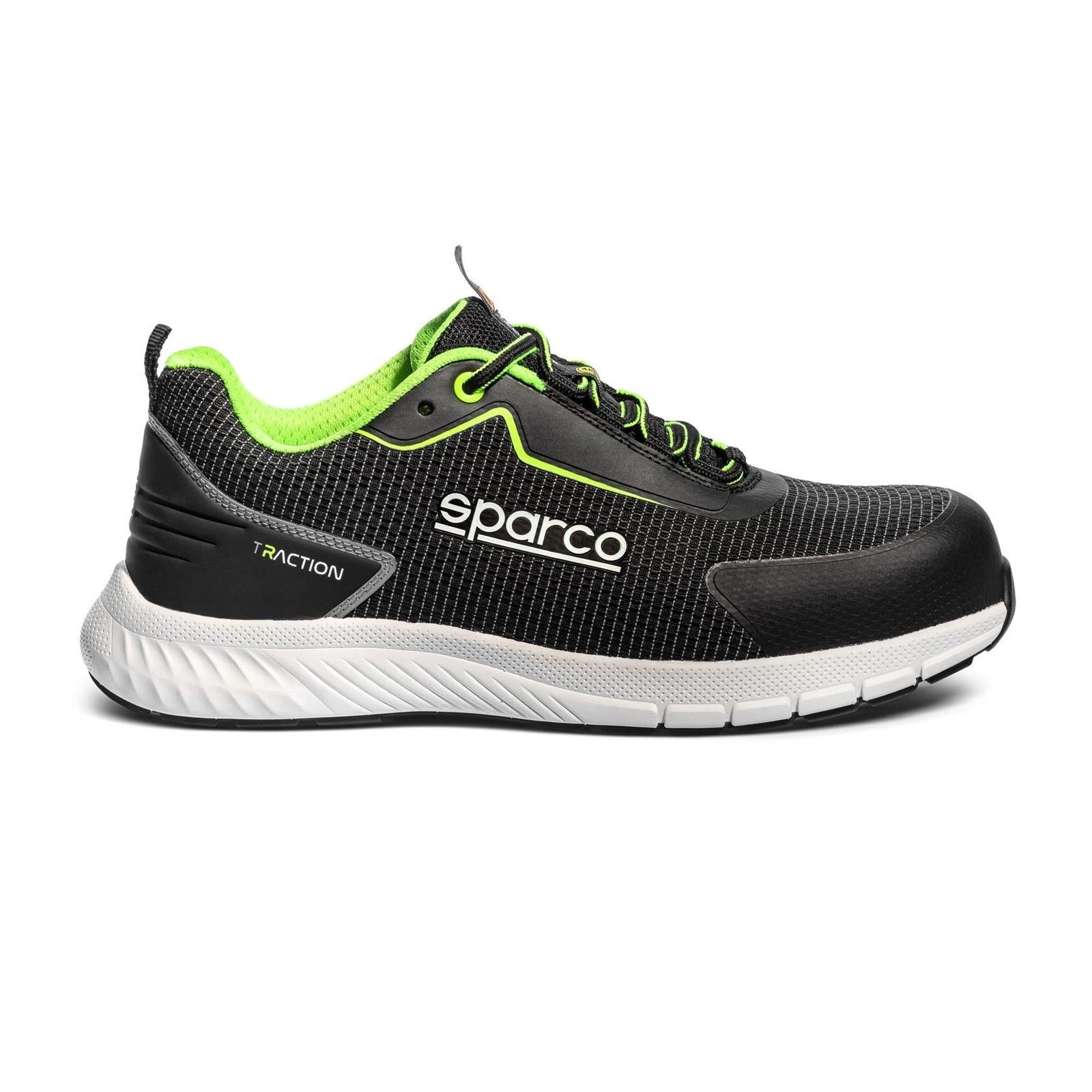 Sparco Zapato Seguridad Traction Yuki Negro/Lima Talla 40 - Sparco original | APEXCORSE