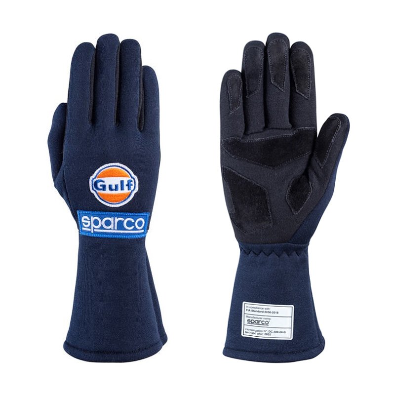 Guantes Sparco Land 2025 Gulf Azul Marino Talla 8 - Sparco | APEXCORSE imagen 2