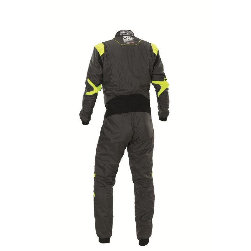 OMP TRAJE CARRERAS ONE EVO AIR FIA 8856-2018 GRIS HIERRO/AMARILLO FLUOR TALLA 48 - OMP original APEXCORSE imagen 2