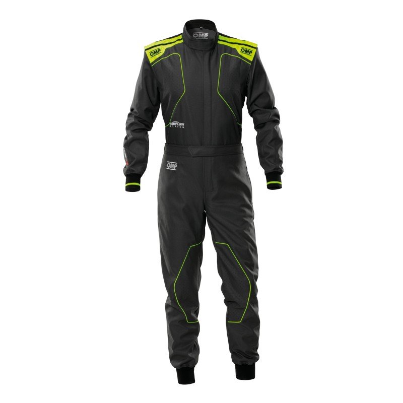 TRAJE KARTING OMP KS-4 MY2026 ANTRACITA/AMARILLO FLUOR TALLA L - OMP original APEXCORSE imagen 1