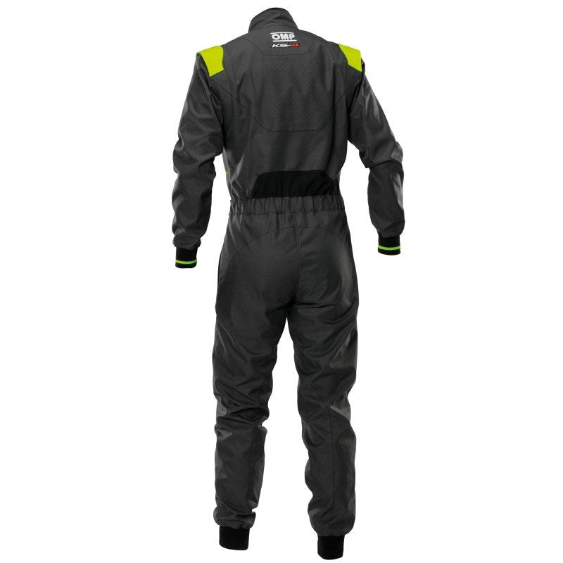 TRAJE KARTING OMP KS-4 MY2026 ANTRACITA/AMARILLO FLUOR TALLA S - OMP original APEXCORSE imagen 2