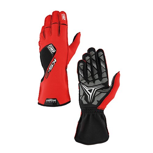 GUANTES OMP KARTING KS-3 MY2026 ROJOS/NEGROS TALLA XL - OMP original APEXCORSE imagen 1