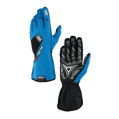 GUANTES OMP KARTING KS-3 MY2026 AZUL/NEGRO TALLA 5 (NIÑOS) - OMP original APEXCORSE imagen 1