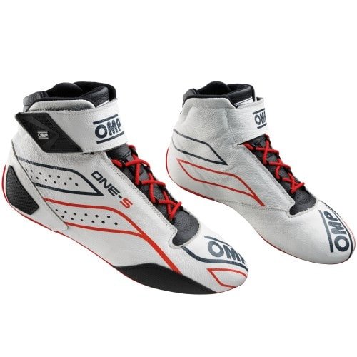 BOTINES OMP ONE-S FIA 8856-2018/SFI BLANCOS TALLA 39 - OMP original APEXCORSE imagen 1