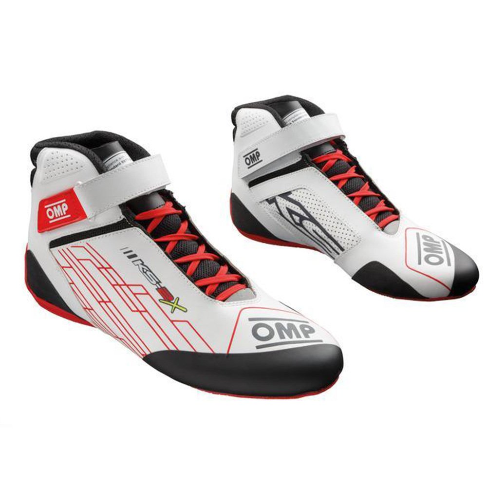 OMP KS-2X BOTINES KARTING FIA 8877-2022 BLANCO/ROJO TALLA 39 - OMP original APEXCORSE imagen 1