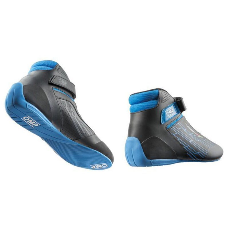 OMP KS-2X BOTINES KARTING FIA 8877-2022 NEGRO/CIAN TALLA 44 - OMP original APEXCORSE imagen 2