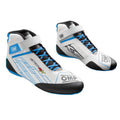OMP KS-2X BOTINES KARTING FIA 8877-2022 BLANCO/CIAN TALLA 33 - OMP original APEXCORSE imagen 1