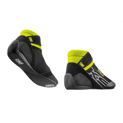 BOTINES OMP KARTING KS-3 MY2026 NEGRO/AMARILLO FLUOR TALLA 33 - OMP original APEXCORSE imagen 2