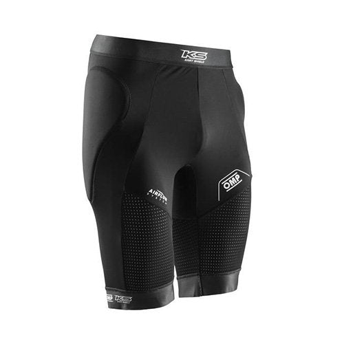 PANTALONES OMP CORTOS KARTING NEGROS CON RELLENO TALLA XS - OMP original APEXCORSE imagen 1