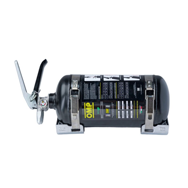OMP EXTINTOR MANUAL DE ACERO NEGRO 2,4KG ECOLIFE PLUS - OMP original APEXCORSE imagen 1