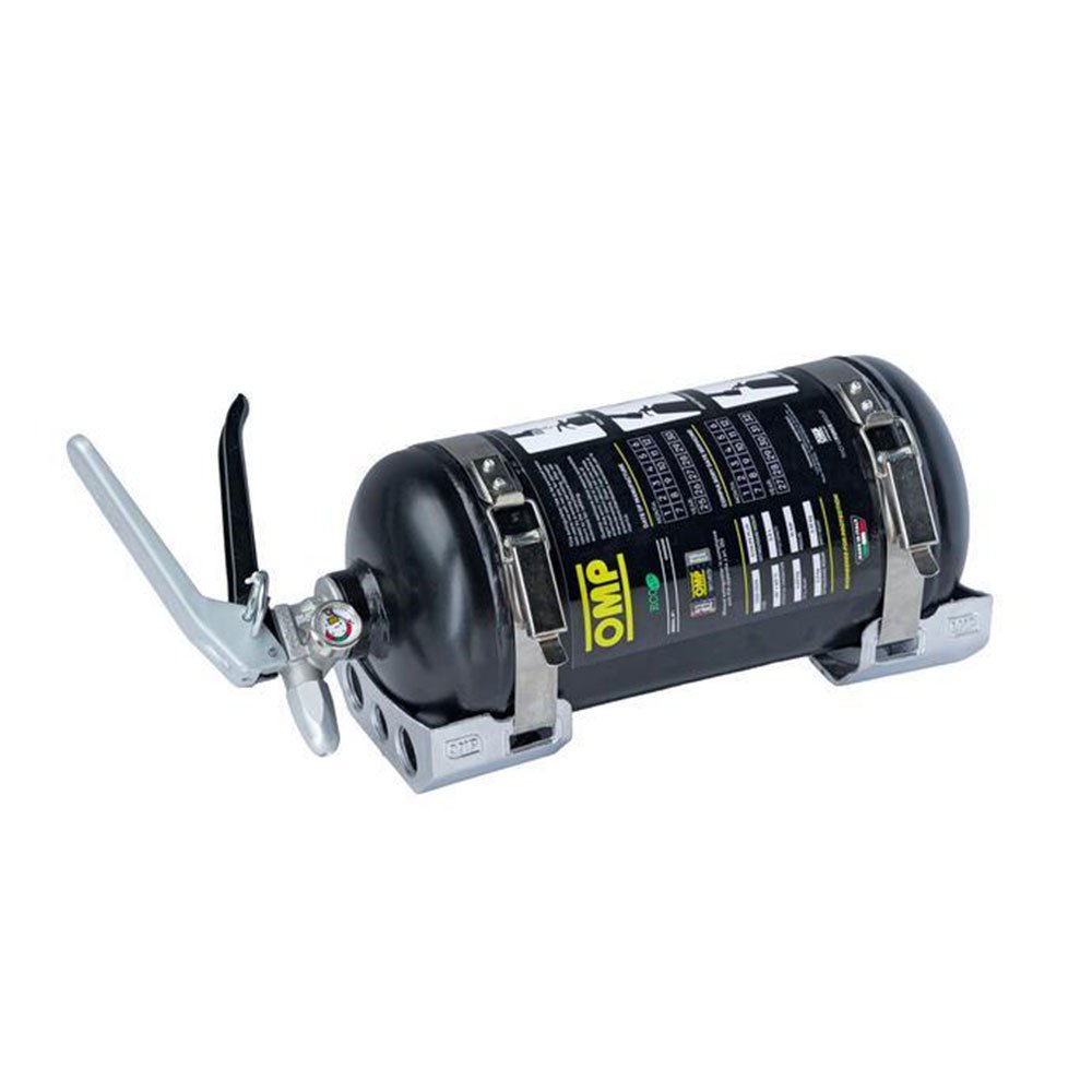 OMP EXTINTOR MANUAL DE ACERO NEGRO 2,4KG ECOLIFE PLUS - OMP original APEXCORSE imagen 2