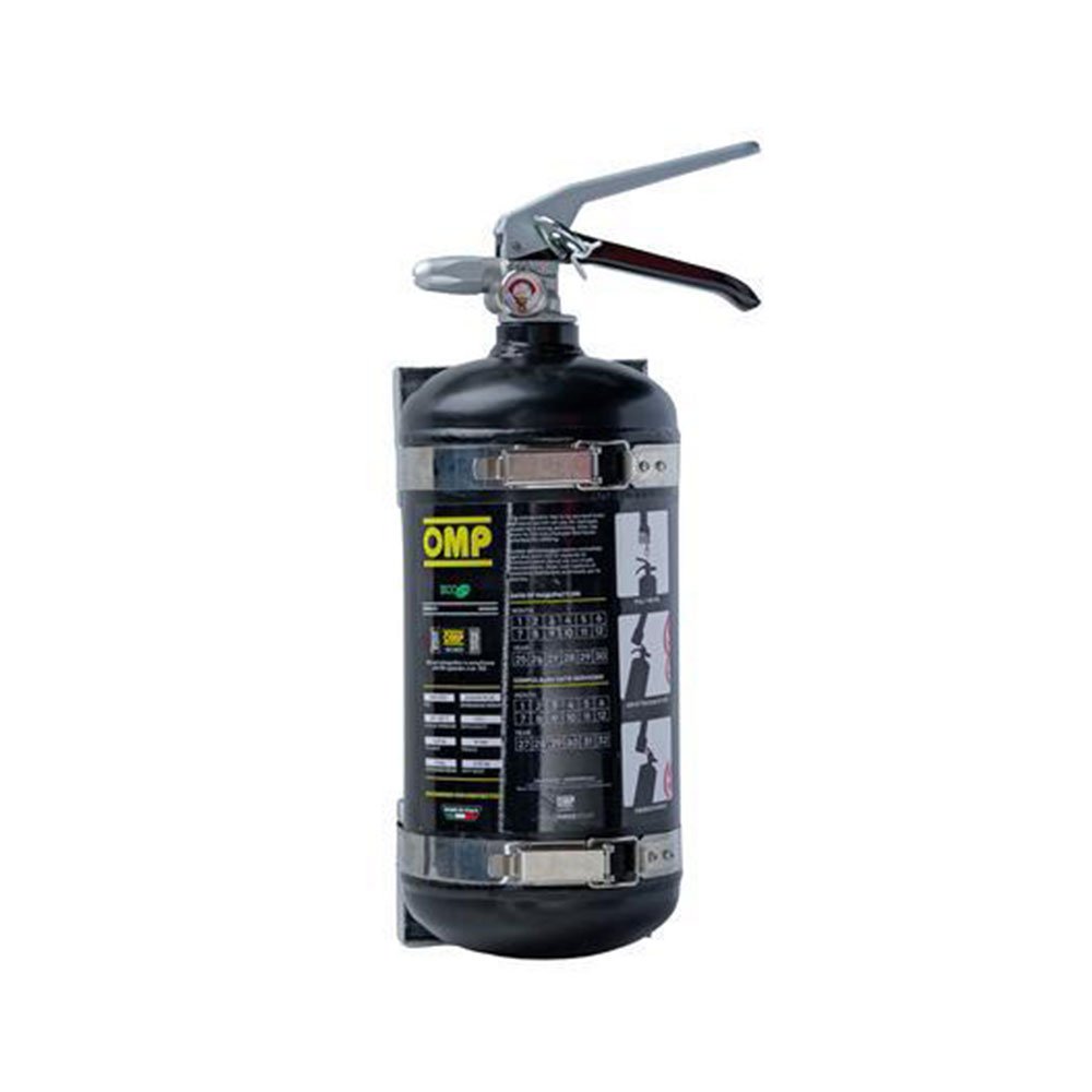 OMP EXTINTOR MANUAL DE ACERO NEGRO 2,4KG ECOLIFE PLUS - OMP original APEXCORSE imagen 3