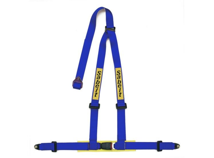 Arnés Clubman (Aprobado Por ECE) De 3 Puntos Incluye Almohadillas Azul - Sabelt original | APEXCORSE