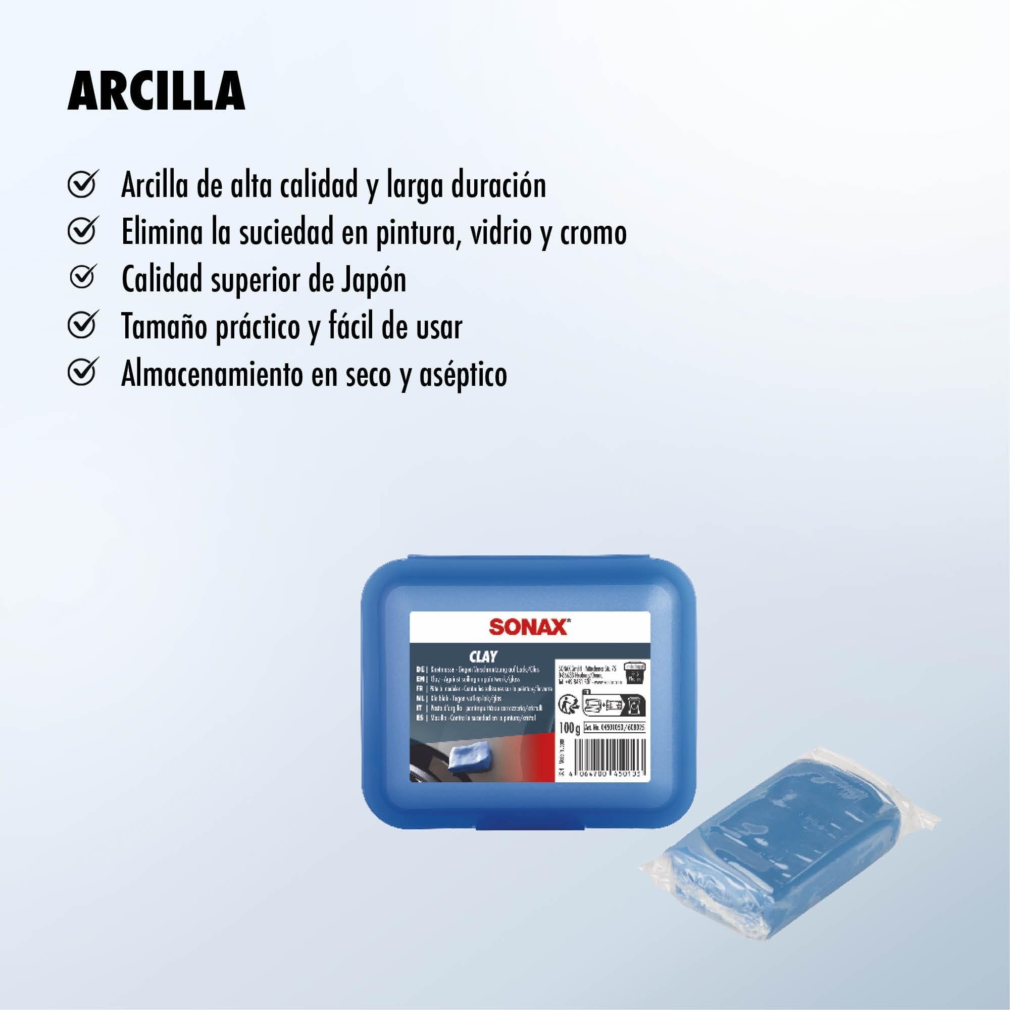 SONAX PASTA DE MODELAR ALTA CALIDAD Y LARGA DURACION PARA PINTURA Y CRISTALES - Imagen 3 SONAX APEXCORSE