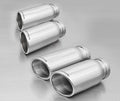 Set De 4 Colas REMUS 84Mm Cromo Anguladas Y Ladeadas - REMUS original | APEXCORSE