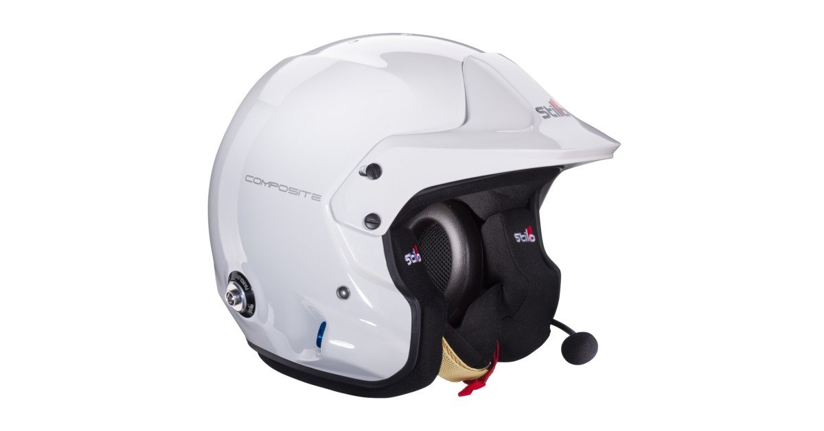 Sparco Casco Stilo Venti4 Trophy Composite Plus Blanco Fia8859-24 Sa2025 Hans Blanco Fia8858-10-Talla 57 - Sparco | APEXCORSE imagen 2
