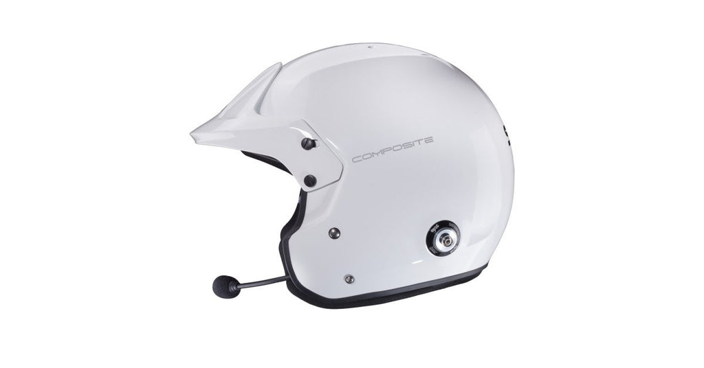 Sparco Casco Stilo Venti4 Trophy Composite Plus Blanco Fia8859-24 Sa2025 Hans Blanco Fia8858-10-Talla 59 - Sparco | APEXCORSE imagen 4