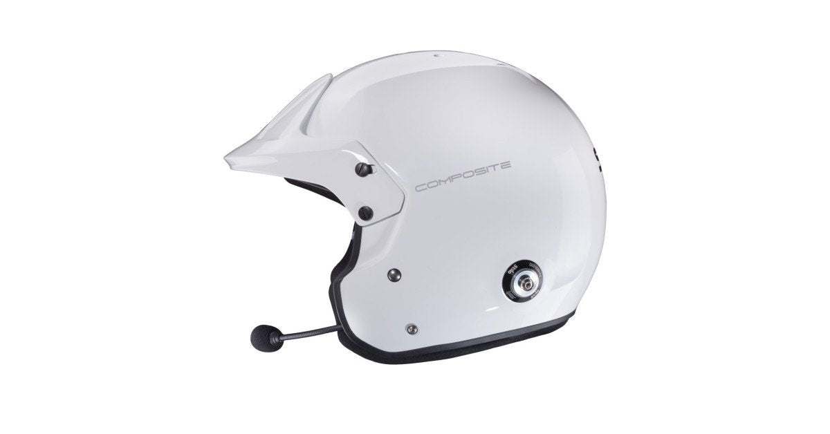 Sparco Casco Stilo Venti4 Trophy Composite Plus Blanco Fia8859-24 Sa2025 Hans Blanco Fia8858-10-Talla 63 - Sparco | APEXCORSE imagen 4