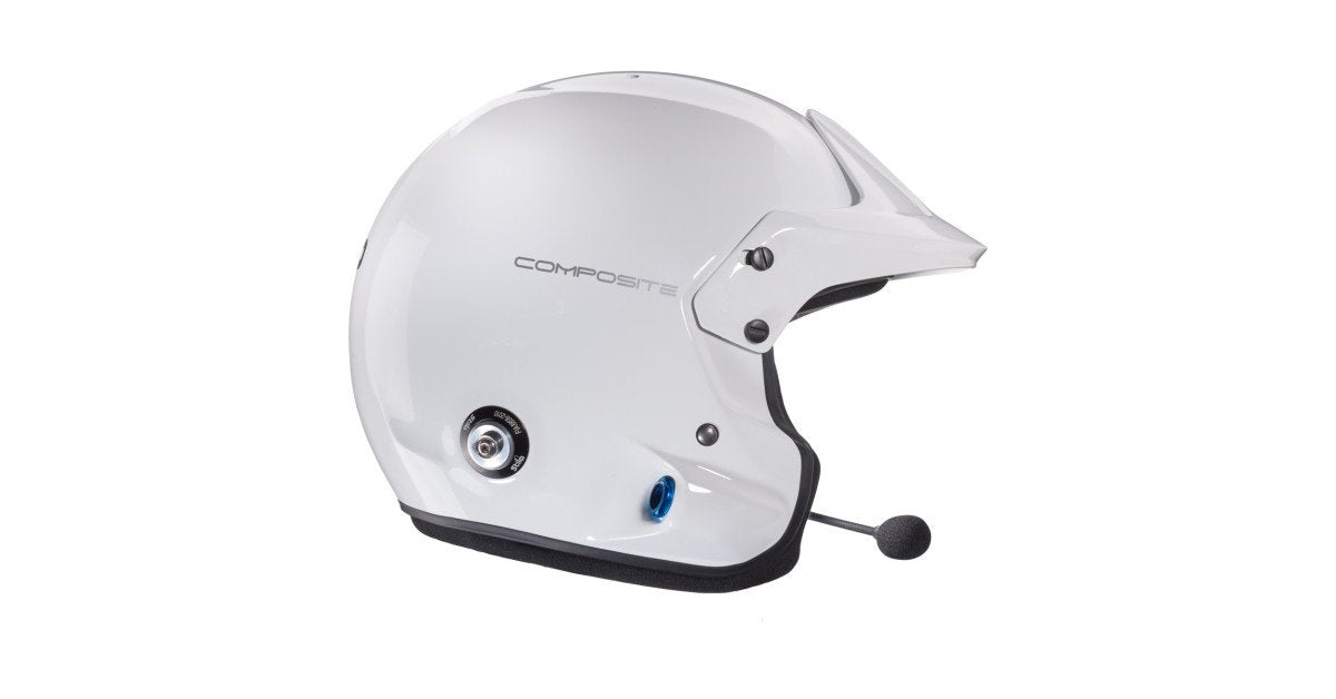 Sparco Casco Stilo Venti4 Trophy Composite Plus Blanco Fia8859-24 Sa2025 Hans Blanco Fia8858-10-Talla 63 - Sparco | APEXCORSE imagen 5