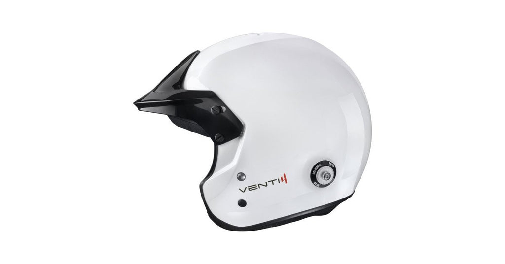 Sparco Casco Stilo Venti4 Trophy Composite Blanco Fia8859-24 Sa2025 Hans Blanco Fia8858-10-Talla 59 - Sparco | APEXCORSE imagen 3