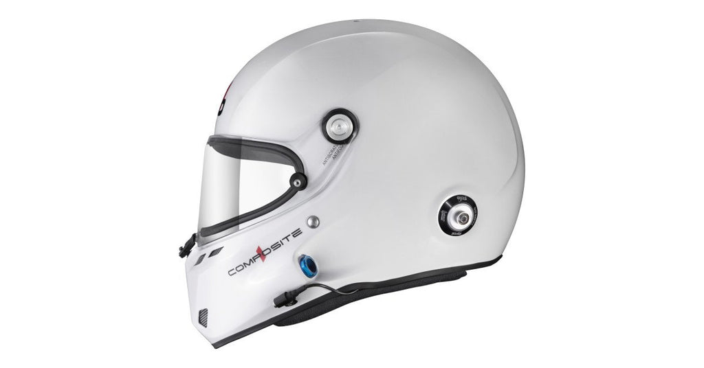Sparco Casco Stilo St6F Composite Circuito Blanco Fia8859-24 Sa2025 Hans Blanco Fia8858-10-Talla 57 - Sparco | APEXCORSE imagen 4