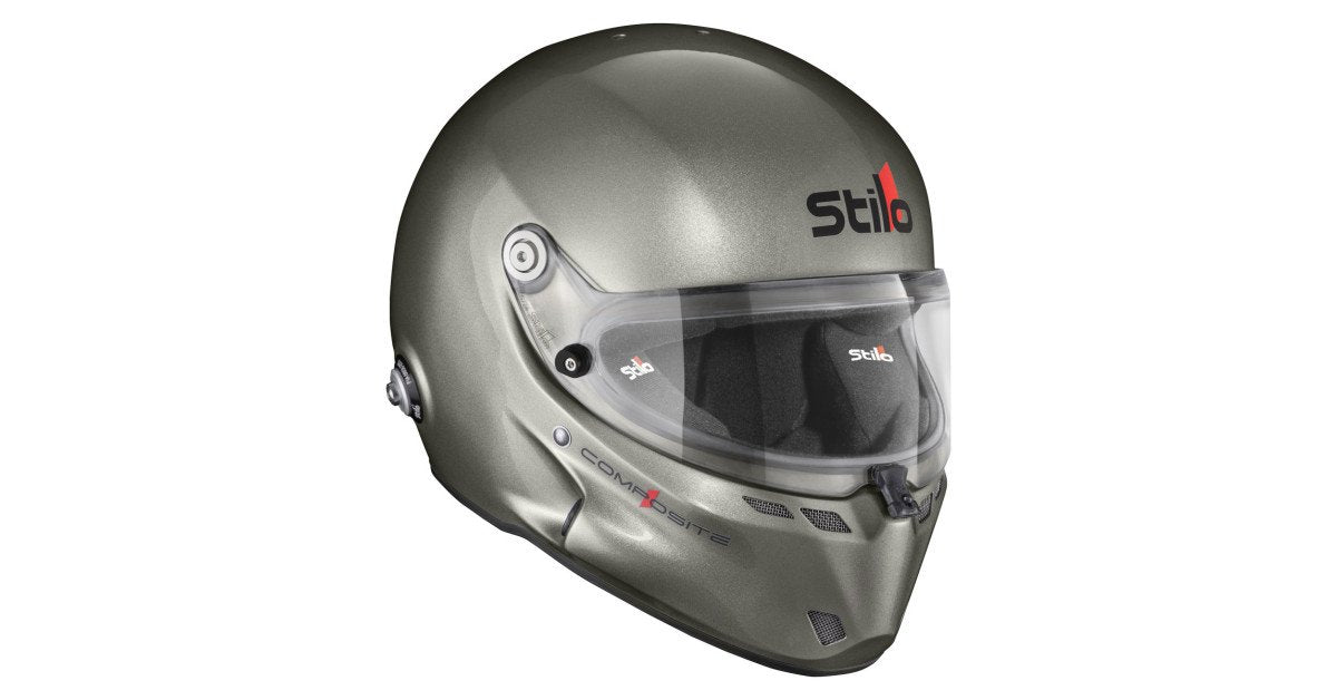 Sparco Casco Stilo St6F Titanio Composite Circuito Fia8859-24 Sa2025 Hans Fia8858-10-Talla 64 - Sparco | APEXCORSE imagen 2