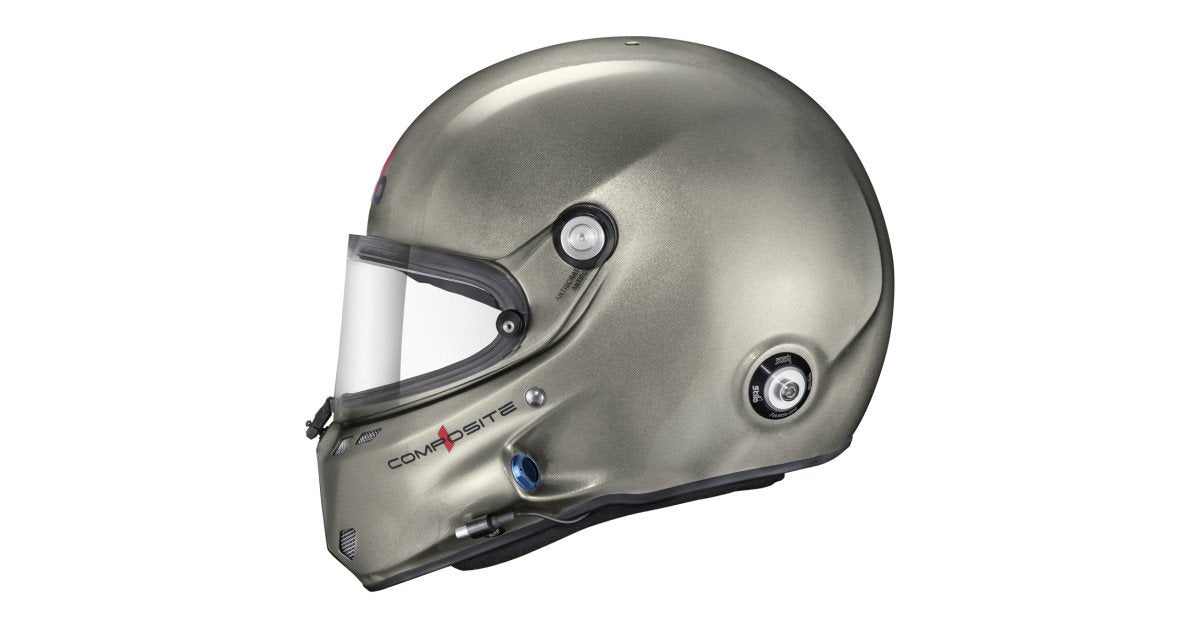 Sparco Casco Stilo St6F Titanio Composite Circuito Fia8859-24 Sa2025 Hans Fia8858-10-Talla 64 - Sparco | APEXCORSE imagen 4
