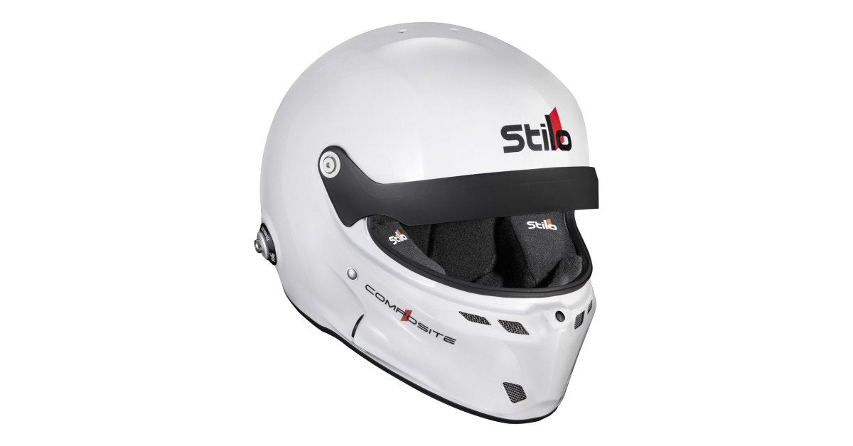 Sparco Casco Stilo St6Gt Composite Circuito Blanco Fia8859-24 Sa2025 Hans Blanco Fia8858-10-Talla 55 - Sparco original | APEXCORSE