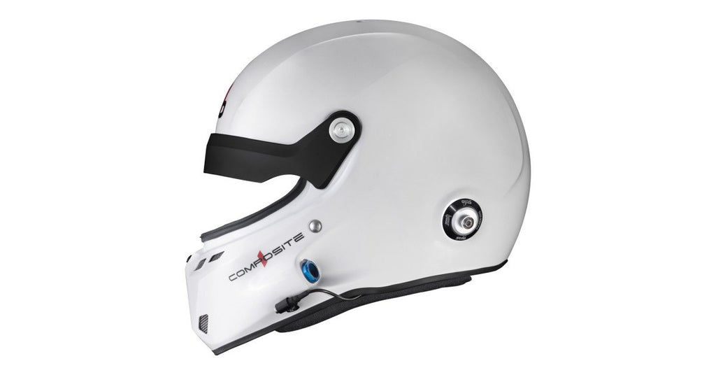 Sparco Casco Stilo St6Gt Composite Circuito Blanco Fia8859-24 Sa2025 Hans Blanco Fia8858-10-Talla 63 - Sparco | APEXCORSE imagen 5