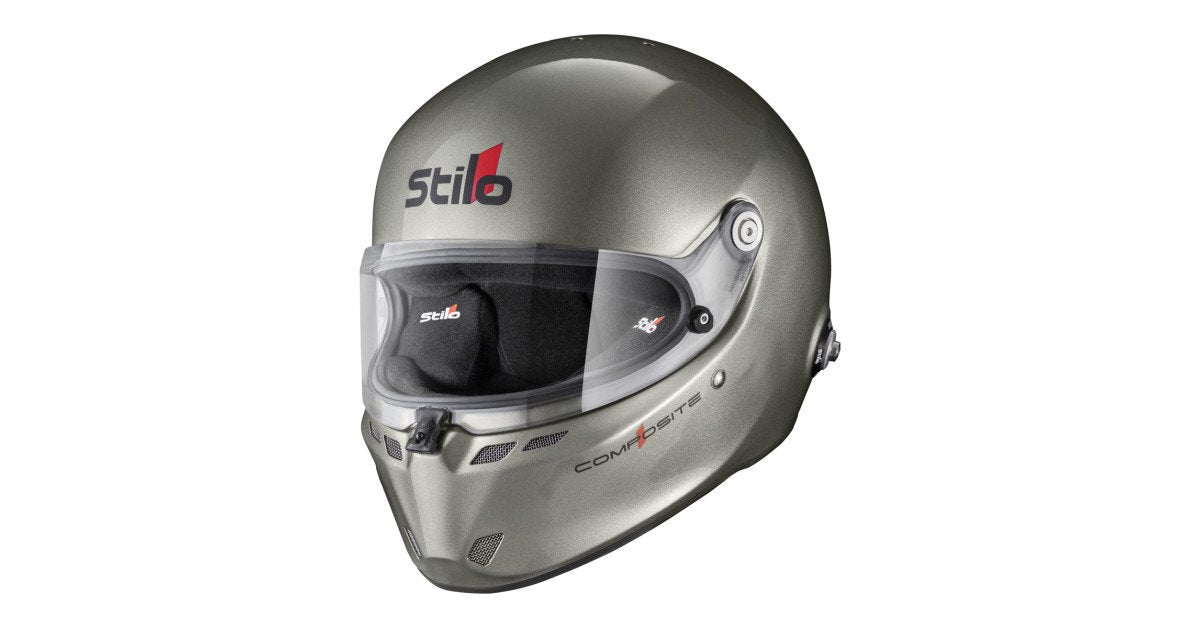 Sparco Casco Stilo St6Fn Titanio Composite Fia8859-24 Sa2025 Hans Fia8858-10-Talla 58 - Sparco | APEXCORSE imagen 2