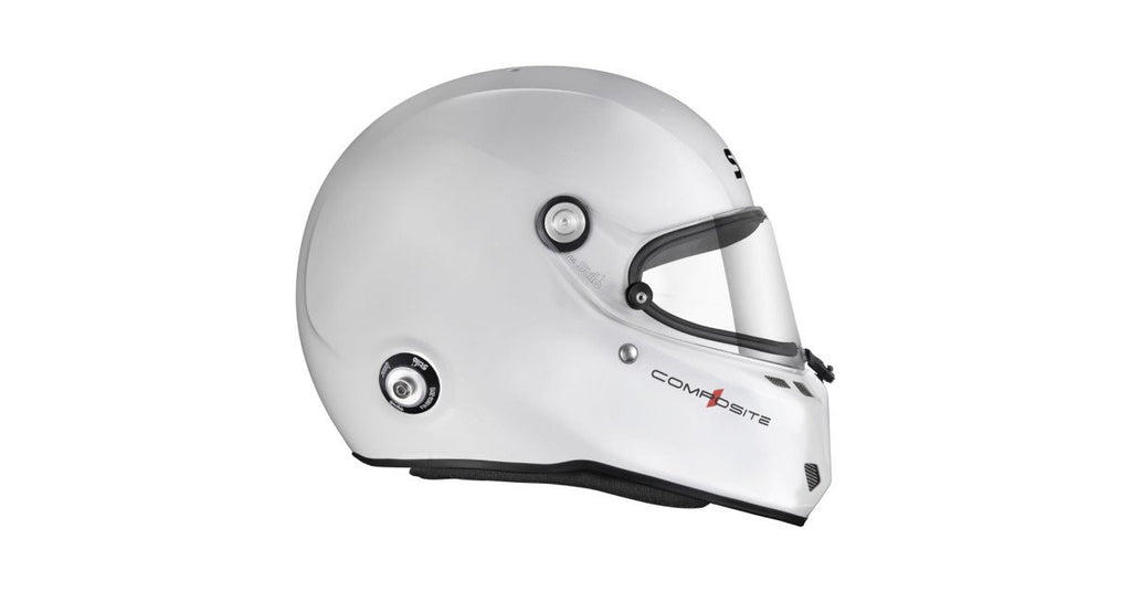 Sparco Casco Stilo St6Fn Composite Blanco Fia8859-24 Sa2025 Hans Blanco Fia8858-10-Talla 58 - Sparco | APEXCORSE imagen 4