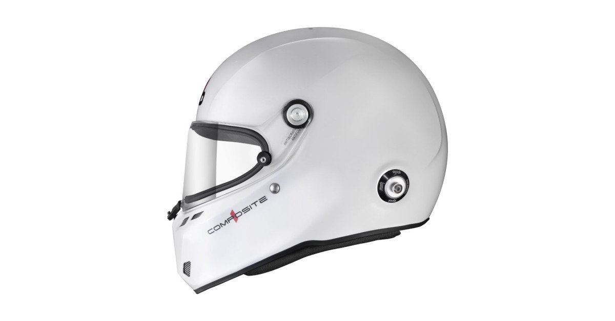 Sparco Casco Stilo St6Fn Composite Blanco Fia8859-24 Sa2025 Hans Blanco Fia8858-10-Talla 58 - Sparco | APEXCORSE imagen 5
